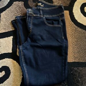 Copper flash dark wash jeans